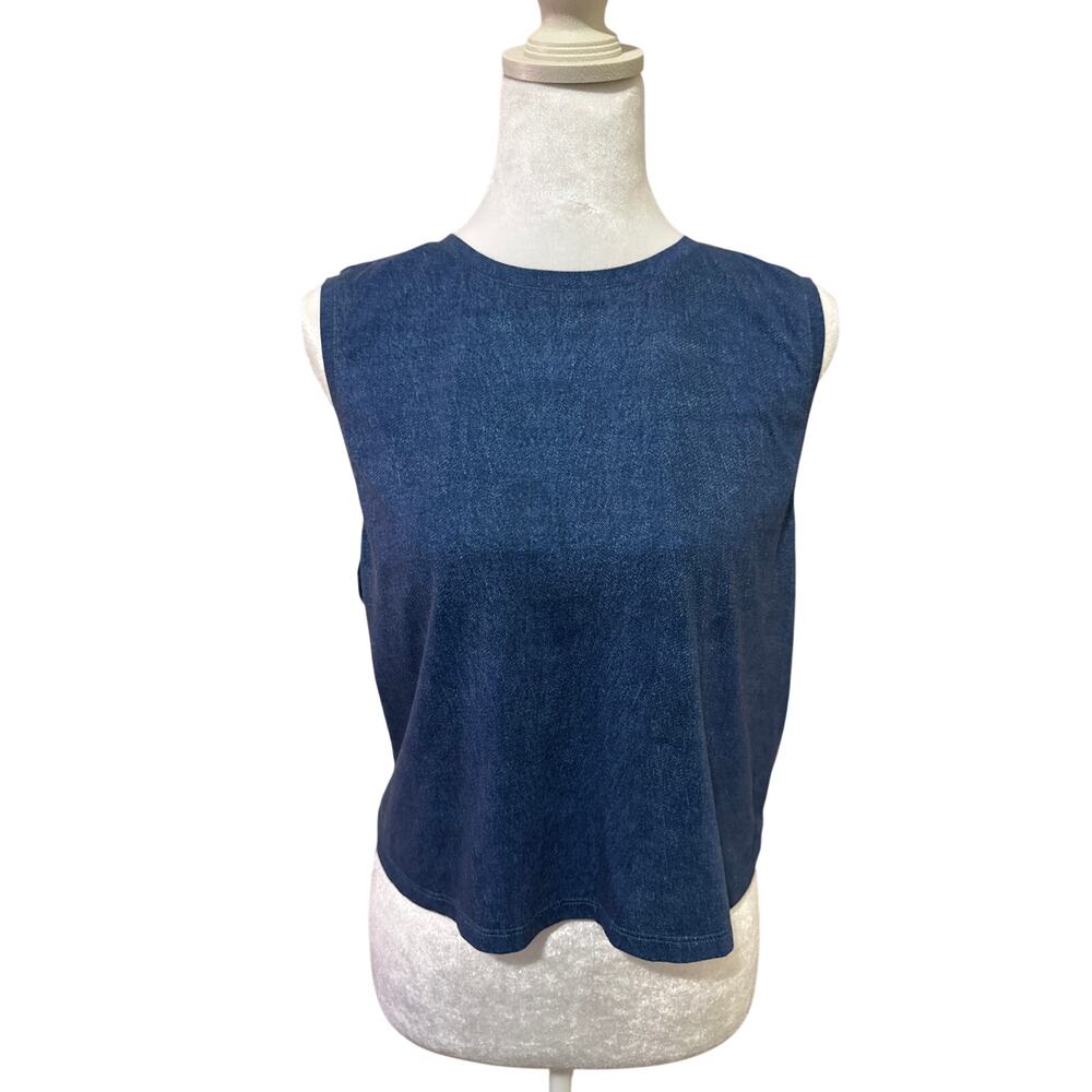 NWT Alice and Olivia Sleeveless Cropped Top In Women's Large
